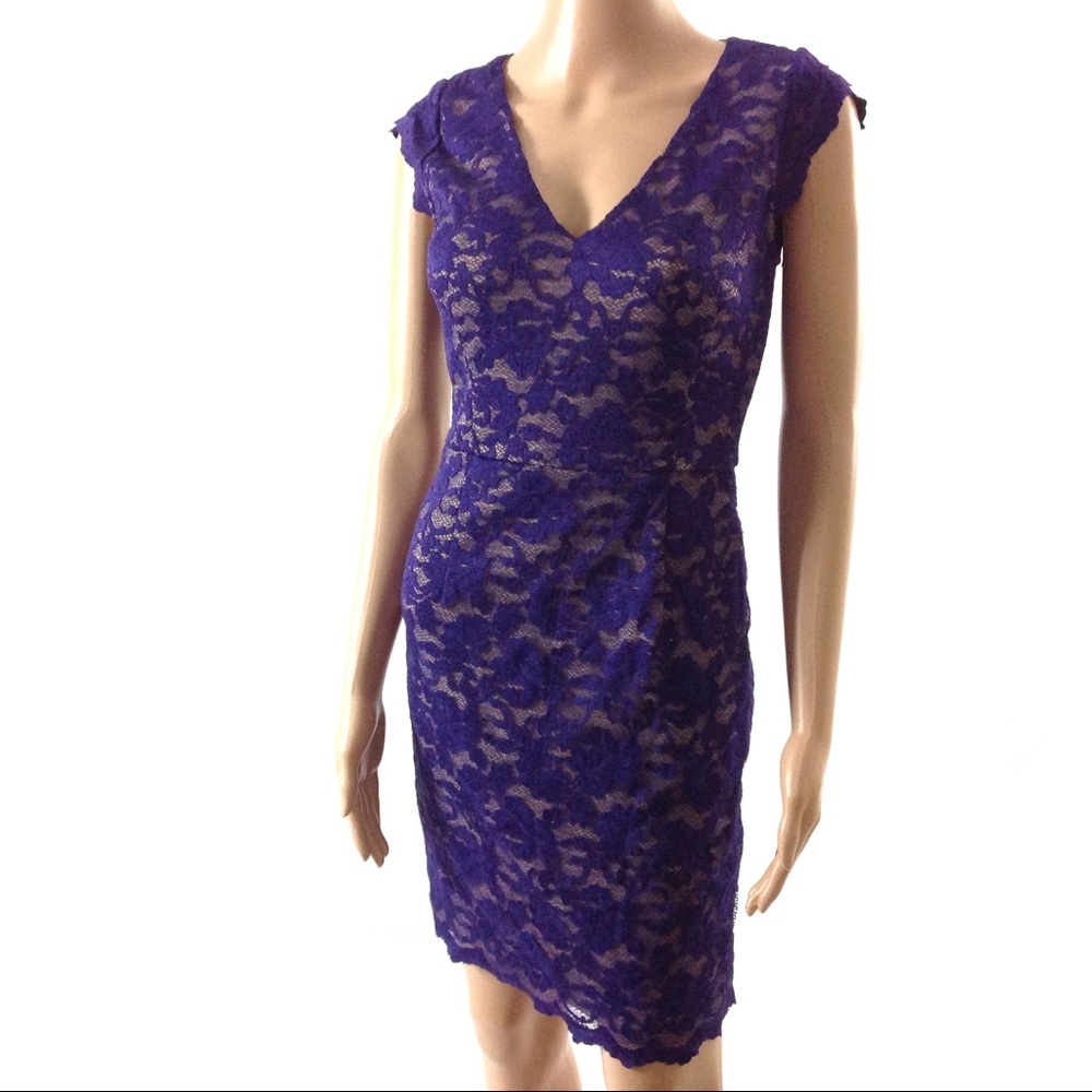 Slate & Willow Womens Lace Sheath Dress Size S